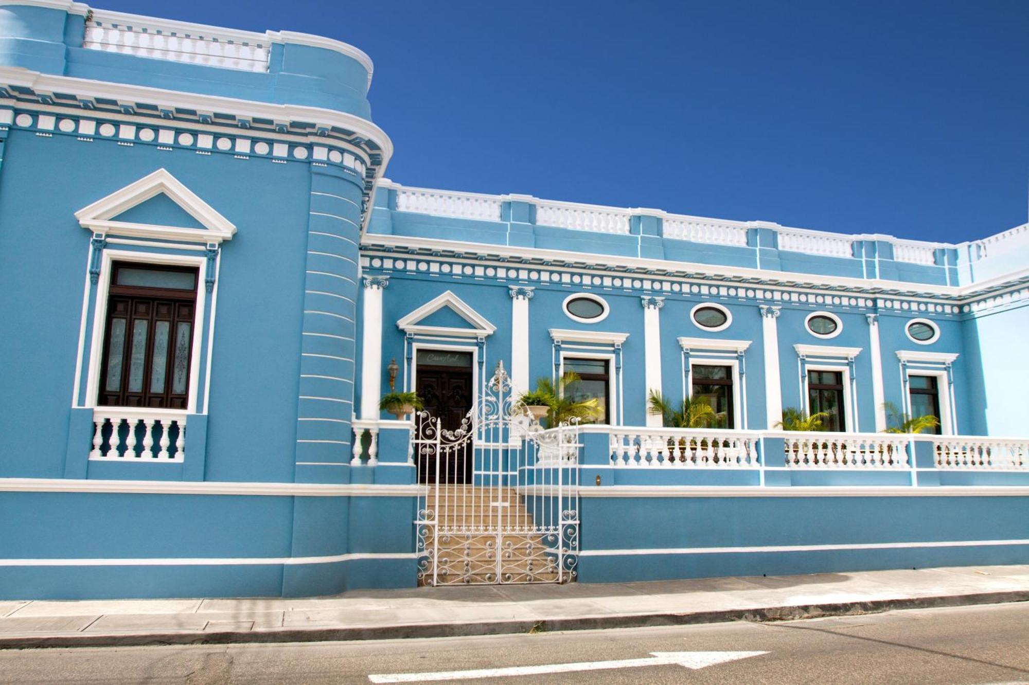 Hotel Casa Azul Monumento Historico Mérida Esterno foto